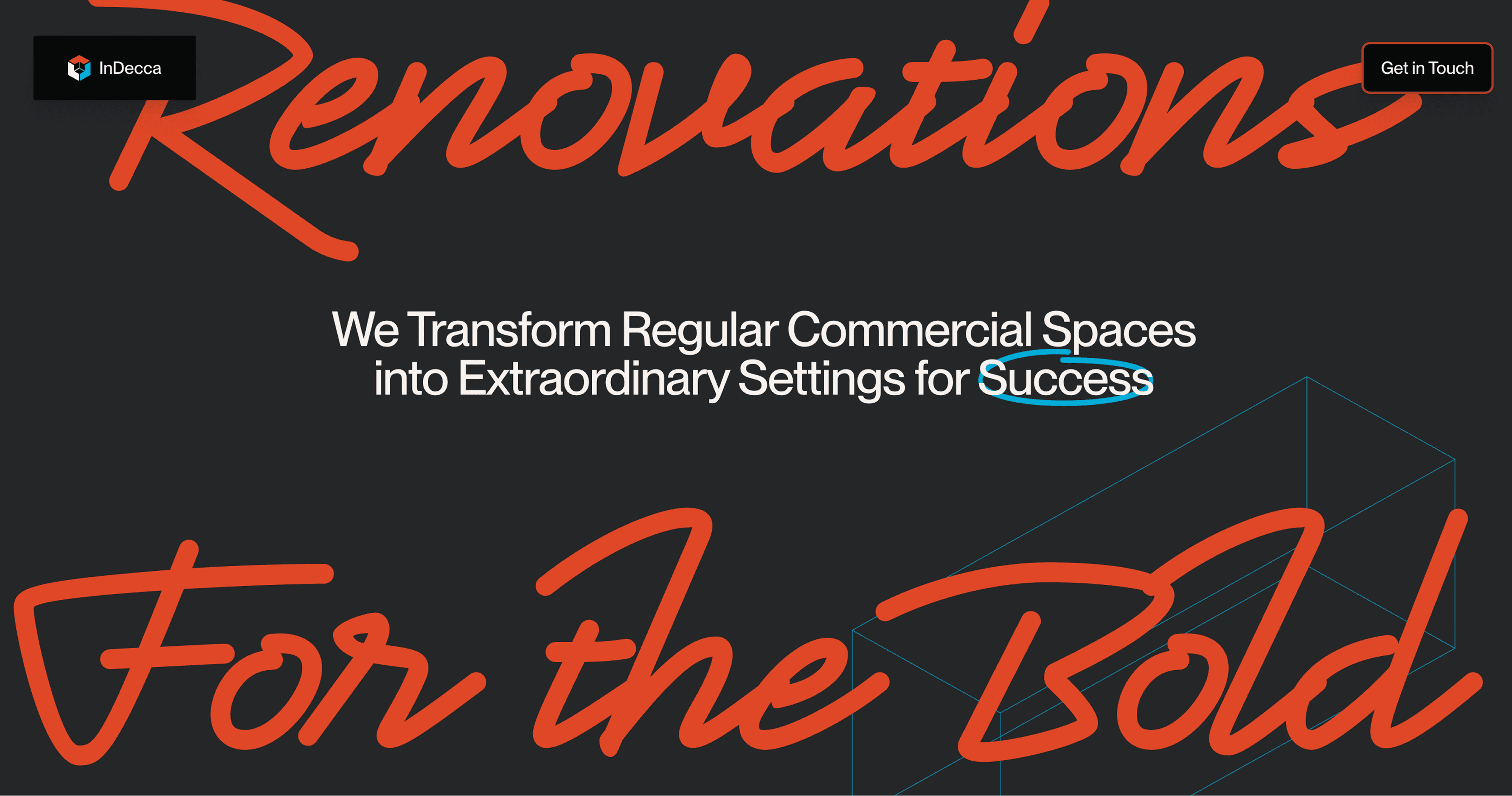 Indecca home page tile